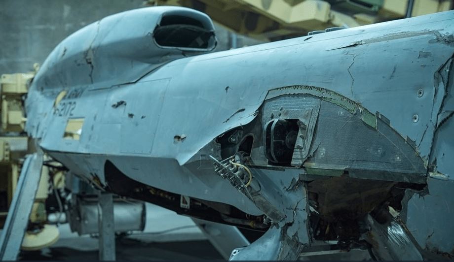 Penampakan Drone AS yang Ditembak Jatuh Iran di Dekat Selat Hormuz